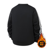 5A Men's Embroidered Fleece Sweatshirt 3-Stripes