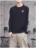 5A Men's Embroidered Fleece Sweatshirt 3-Stripes