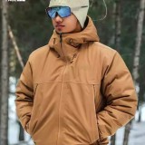 5A Men's Hooded Jacket Cotton Coat