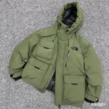 5A Men's Hooded Jacket Cotton Coat