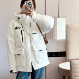 5A Men's Hooded Jacket Cotton Coat