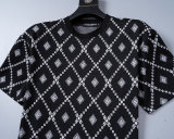 5A 26SS Breathable Knit Jacquard Fabric Spring T-Shirt