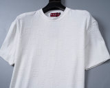5A 26SS Breathable Knit Jacquard Fabric Spring T-Shirt