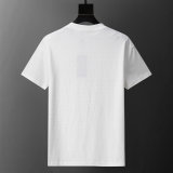 5A 26SS Men's White FF Logo Print Crew Neck T-Shirt - Luxury Designer Tee