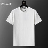 5A 26SS Men's White FF Logo Print Crew Neck T-Shirt - Luxury Designer Tee