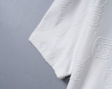 5A 26SS Breathable Knit Jacquard Fabric Spring T-Shirt