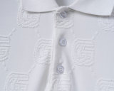 5A 26SS Breathable Knit Jacquard Fabric Spring Polo Shirt