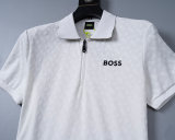 5A 26SS Breathable Knit Jacquard Fabric Spring Polo Shirt
