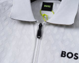5A 26SS Breathable Knit Jacquard Fabric Spring Polo Shirt