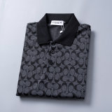 5A 26SS Breathable Knit Jacquard Fabric Spring Polo Shirt