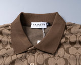 5A 26SS Breathable Knit Jacquard Fabric Spring Polo Shirt