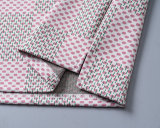 5A 26SS Breathable Knit Jacquard Fabric Spring Polo Shirt