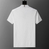 5A 26SS Breathable Knit Jacquard Fabric Spring Polo Shirt