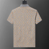 5A 26SS Breathable Knit Jacquard Fabric Spring Polo Shirt