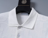 5A 26SS Breathable Knit Jacquard Fabric Spring Polo Shirt