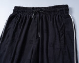 5A 26SS Men's Black GG Logo Jacquard Casual Shorts - Luxury Designer Drawstring Shorts