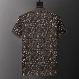 5A 26SS Breathable Knit Jacquard Fabric Spring Polo Shirt