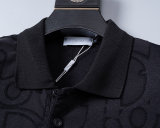 5A 26SS Breathable Knit Jacquard Fabric Spring Polo Shirt
