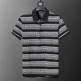5A 26SS Breathable Knit Jacquard Fabric Spring Polo Shirt