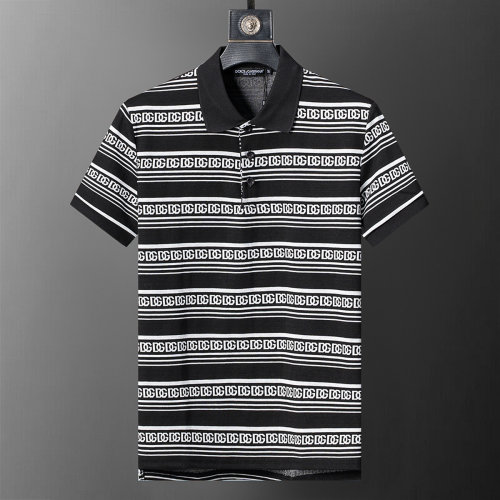 5A 26SS Breathable Knit Jacquard Fabric Spring Polo Shirt