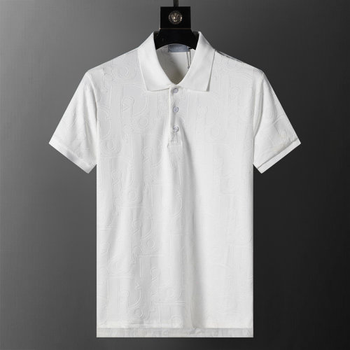 5A 26SS Breathable Knit Jacquard Fabric Spring Polo Shirt