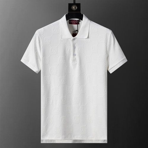 5A 26SS Breathable Knit Jacquard Fabric Spring Polo Shirt