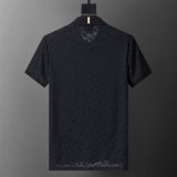 5A 26SS Breathable Knit Jacquard Fabric Spring Polo Shirt