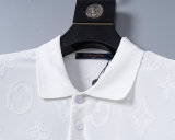 5A 26SS Breathable Knit Jacquard Fabric Spring Polo Shirt