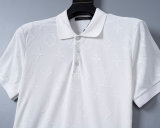 5A 26SS Breathable Knit Jacquard Fabric Spring Polo Shirt
