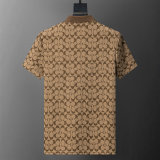 5A 26SS Breathable Knit Jacquard Fabric Spring Polo Shirt