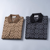 5A 26SS Breathable Knit Jacquard Fabric Spring Polo Shirt
