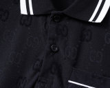 5A 26SS Breathable Knit Jacquard Fabric Spring Polo Shirt