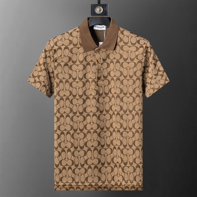 5A 26SS Breathable Knit Jacquard Fabric Spring Polo Shirt