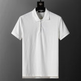 5A 26SS Breathable Knit Jacquard Fabric Spring Polo Shirt