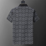 5A 26SS Breathable Knit Jacquard Fabric Spring Polo Shirt