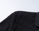 5A 26SS Breathable Knit Jacquard Fabric Spring Polo Shirt
