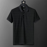5A 26SS Breathable Knit Jacquard Fabric Spring Polo Shirt