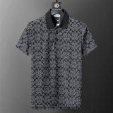 5A 26SS Breathable Knit Jacquard Fabric Spring Polo Shirt
