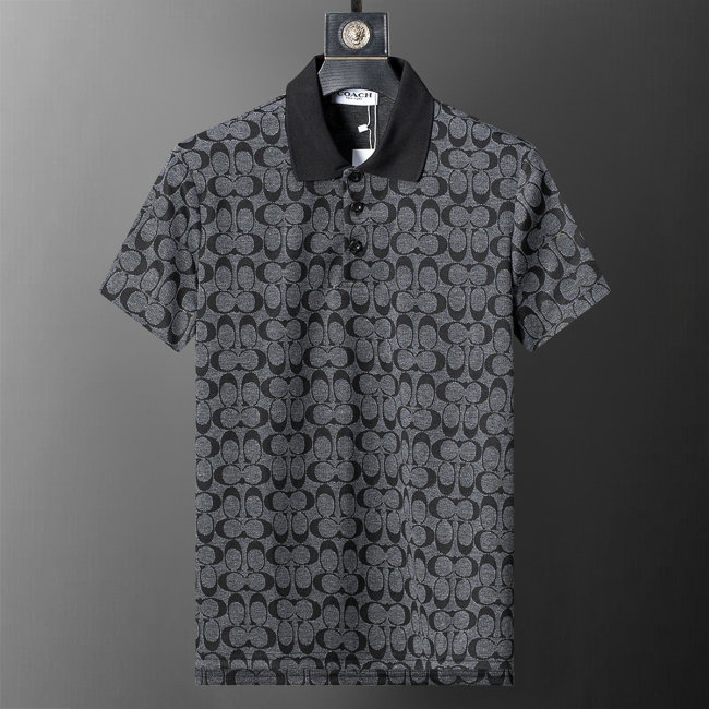 5A 26SS Breathable Knit Jacquard Fabric Spring Polo Shirt