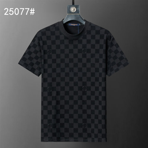 5A 26SS Rayon Flock Printing Spring T-Shirt