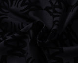 5A 26SS Rayon Flock Printing Spring Polo Shirt