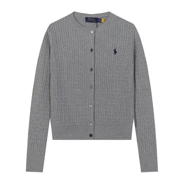 Original Women Cable-Knit Cotton Crewneck Cardigan