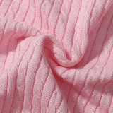 Original Women Cable-Knit Cotton Crewneck Cardigan