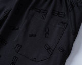 5A 26SS Rayon Flock Printing Shorts Men's Summer