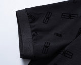 5A 26SS Rayon Flock Printing Spring Polo Shirt