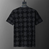 5A 26SS Rayon Flock Printing Spring T-Shirt