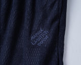 5A 26SS Men's Navy Blue Monogram Print Casual Shorts - Luxury Designer Drawstring Shorts