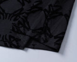 5A 26SS Rayon Flock Printing Spring T-Shirt