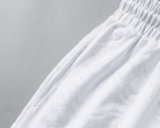 5A 26SS Men's White Jacquard Casual Shorts - Luxury Designer Drawstring Shorts