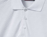 5A 26SS Rayon Flock Printing Spring Polo Shirt